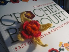 First Flower from Crochet Bouquet