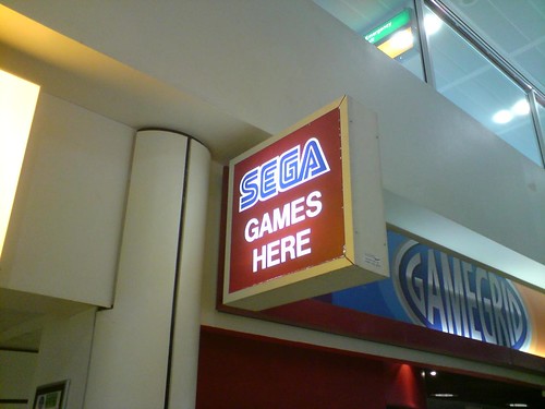 Fake Sega Logo Gatwick Airport