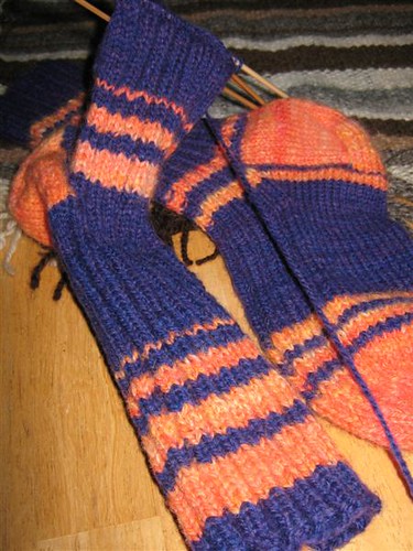 Socks in progress