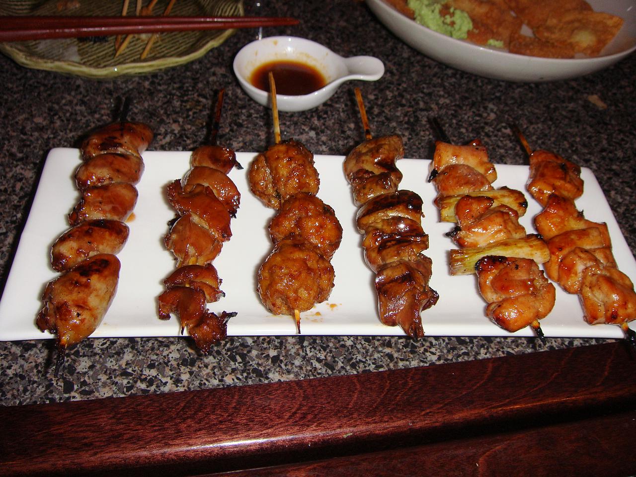 Kushiyaki Chicken Sampler