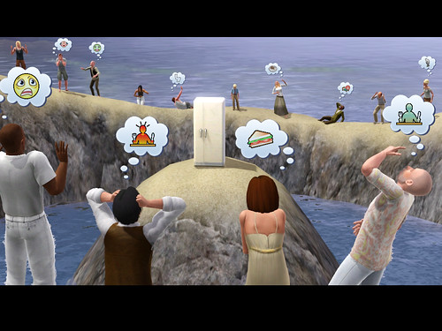 Tres raros screenshots del juego Sims 3