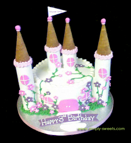 Princess Grace Castle Cake