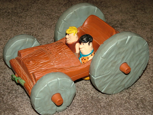 fred flintstone car. Flintstones Car toy, 1976