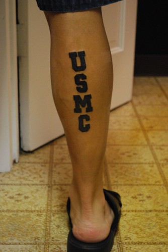  Size:399x414 - 470k: USMC Tattoo