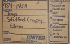 My favorite mover labeled box 