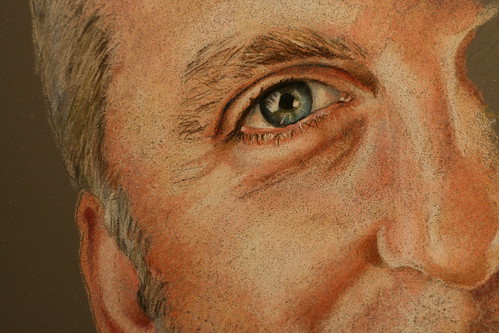 Close up of a drawing.