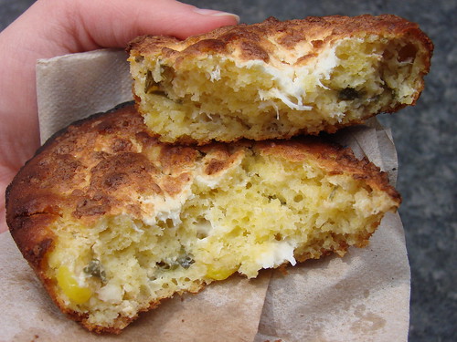 Inside Momofuku corn bread