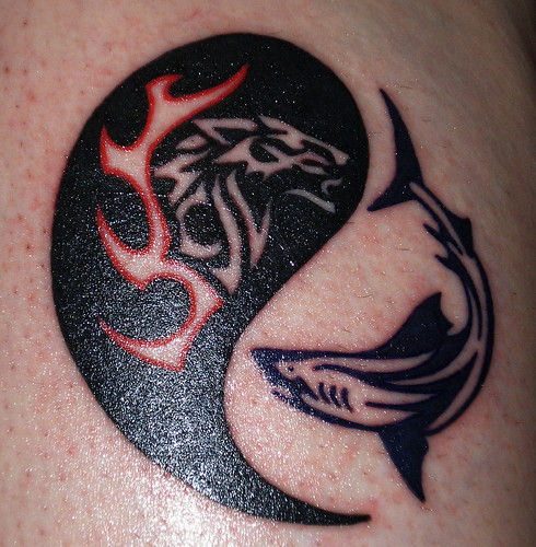 tiger shark tattoo designs. Shark Tattoos