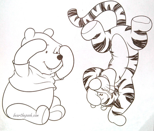 Winnie The Pooh Coloring Pages Valentines Day. the pooh coloring pages,