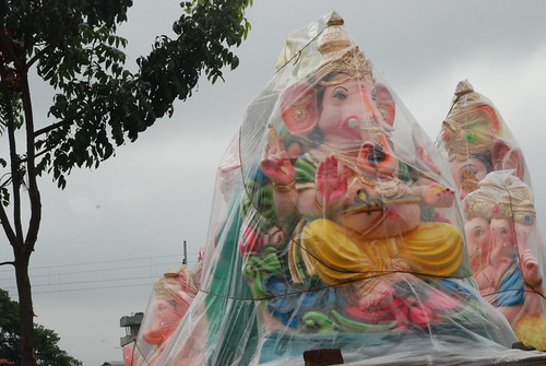 Even it rains for Ganesha