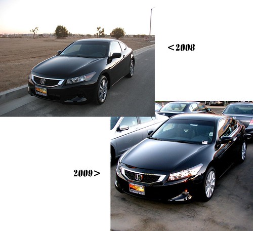 Honda Accord 2009 Black. 2008 and 2009 Honda Accord