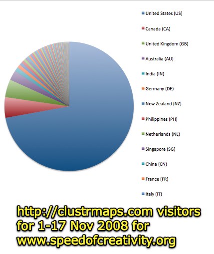 ClustrMap visitors for speedofcreativity.org