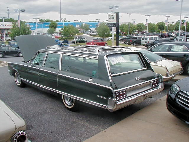 1966 Chrysler Town & Country wagon. This is really highly-optioned. Chrysler 