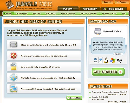 Jungle Disk - Reliable online storage powered by Amazon S3 - JungleDisk