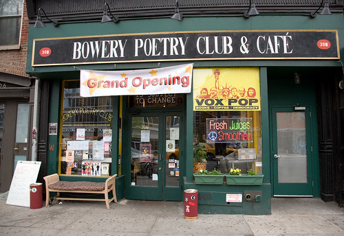 Bowery Poetry Club &amp; Cafe