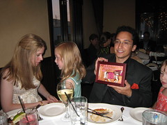 Presents at the rehearsal dinner