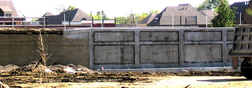 Amtrak Retaining Wall After