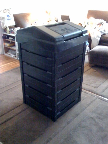 Our new compost bin