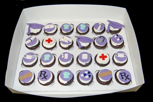 nursing school graduation purple and silver