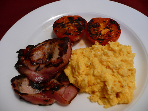 Pictures Of Eggs And Bacon. Bacon, scrambled eggs and