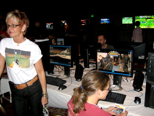 Educators Test Drive Games at the GLS Arcade - GLS 2008