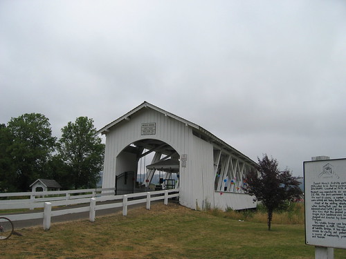 Ames Covered Bridge at the start