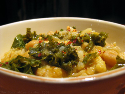 chickpea kale stew