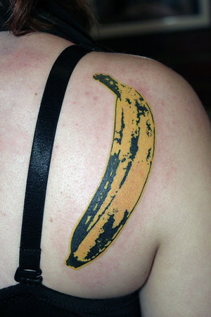 Andy Warhol Banana Tattoo