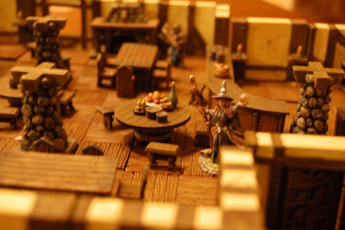 Dwarven Forge with miniature