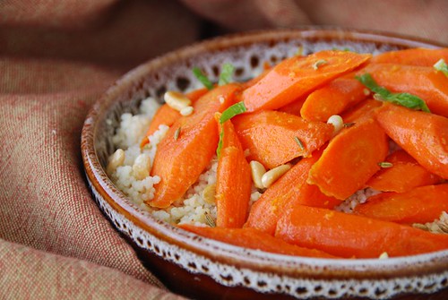 Moroccan Carrots and Couscous