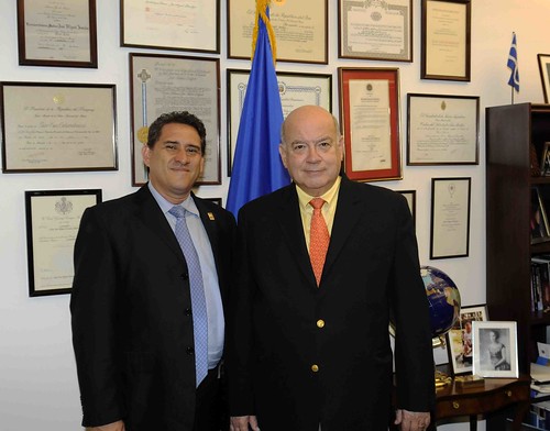 Secretario General de la OEA se reúne con el Presidente de la Cámara del Congreso de Guatemala