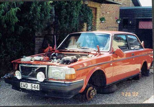 1984 Volvo 242 Stolen and Striped 