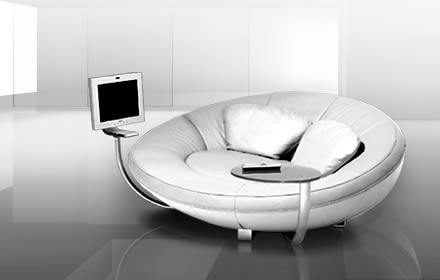 new circular sofa modern design