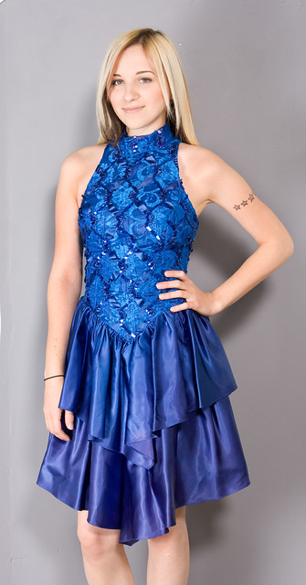 Cool Blue Prom by Zwzzy Vintage