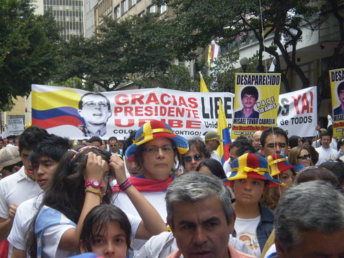 Marcha 20 de julio - "Gracias, presidente Uribe"