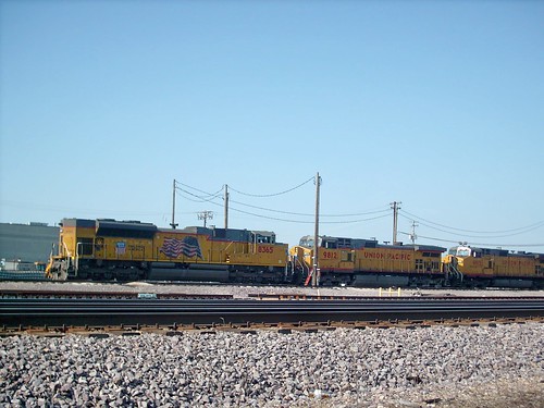 The ready tracks at the Union Pacific M-19A Diesel Shop. Chicago Illinois. June 2007. by Eddie from Chicago
