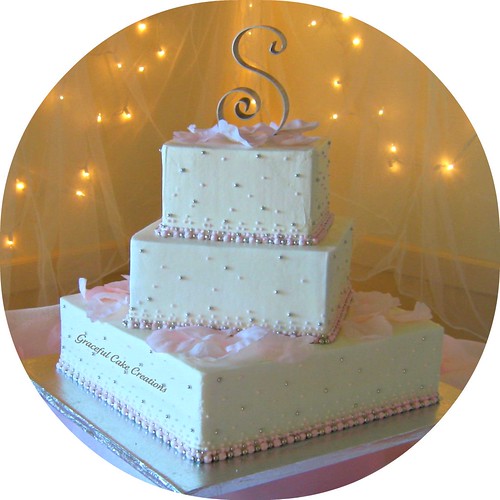 Pink Champagne Wedding Cake Wedding cake