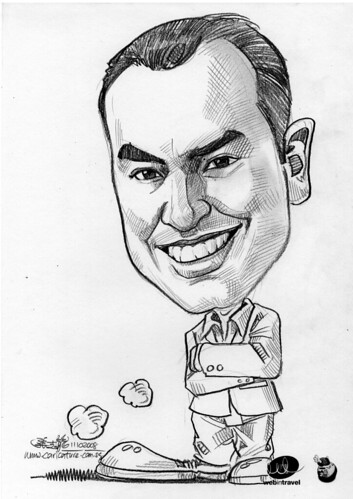 Caricatures Web in Travel 2008 Timothy Hughes
