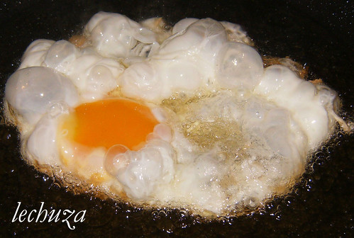 Huevo frito-entero