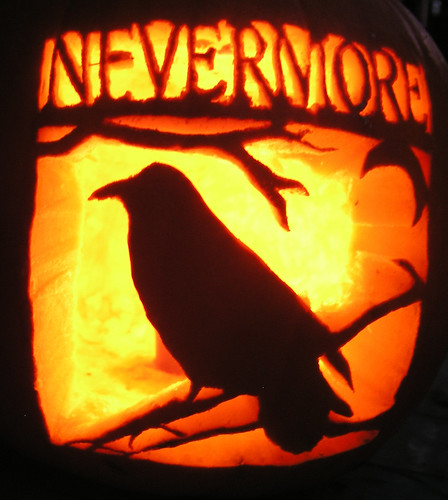 The Raven Pumpkin by tomhauburn.
