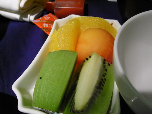 機内食 フルーツ