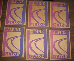 Alpine Slide Prints - fade to purple