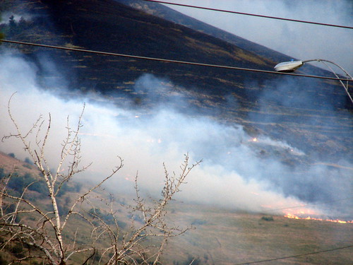Fire on Mount Sentinel