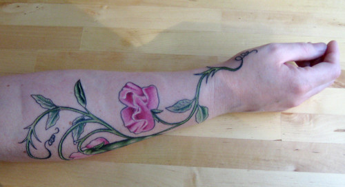  Side Shot of Tattoo with Wrist/Thumb 