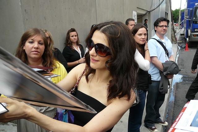 Super Sexy Rachel Weisz Signs Autographs outside of the Tiff '08 Press Conference for The Brothers Bloom by christopherharte