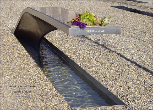Sandra C. Taylor -- Pentagon 9-11-01 Memorial, Arlington (VA) by Ron Cogswell