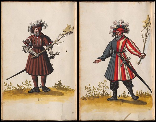 court costumes of 16th century Bavaria