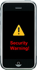 iphone security warning