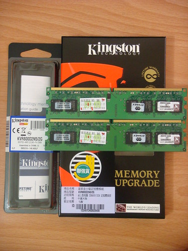 DDR2800 金士頓 2G 記憶體模組