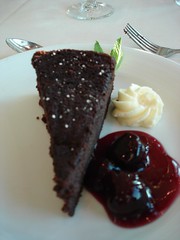 Chocolate cherry cake
